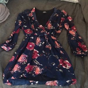Lulu’s Pretty Pretender Floral Dress